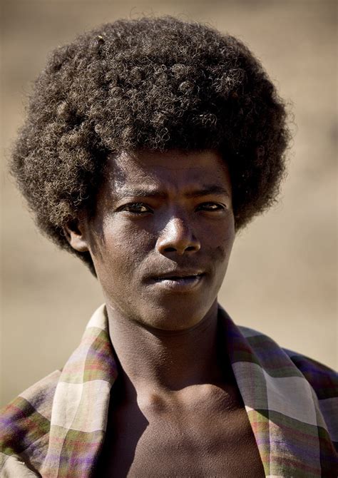 Afar Young Man With Traditional Haircut Danakil Ethiopia Flickr