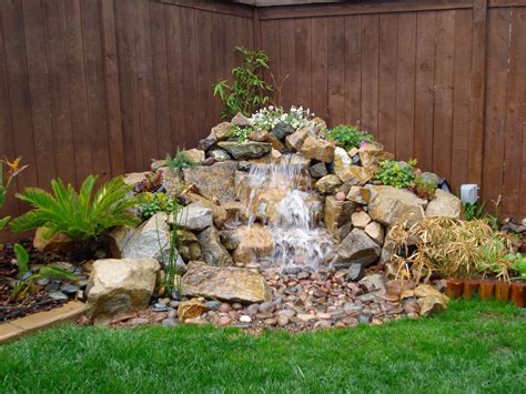 Projects Big And Small Waterfalls Backyard Water Features In The Garden Outdoor Water Features