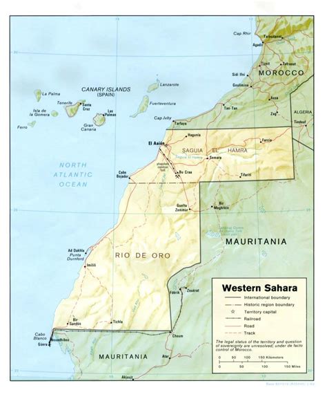 Western Sahara Map