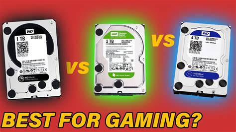 There's never been a better time to make the move to an ssd for your main rig. Best WD Drives for Gaming? Black vs Blue vs Green - YouTube