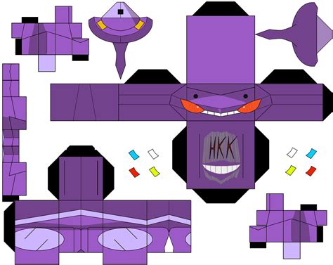 Papercraft Pokemon Mewtwo Pixel Papercraft Designs With The Tag