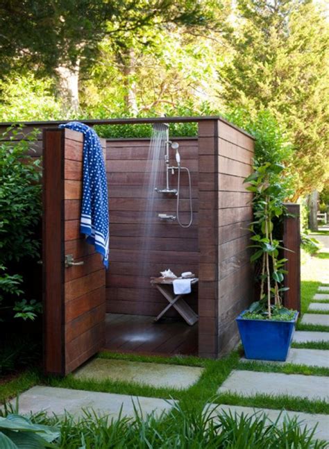 Nature Private Outdoor Bathroom Designs Homemydesign