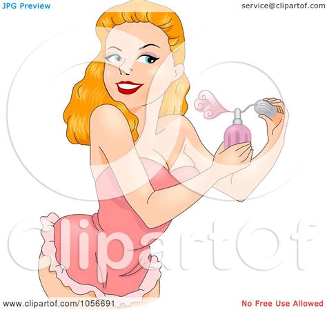 Royalty Free Vector Clip Art Illustration Of A Sexy Pinup Woman