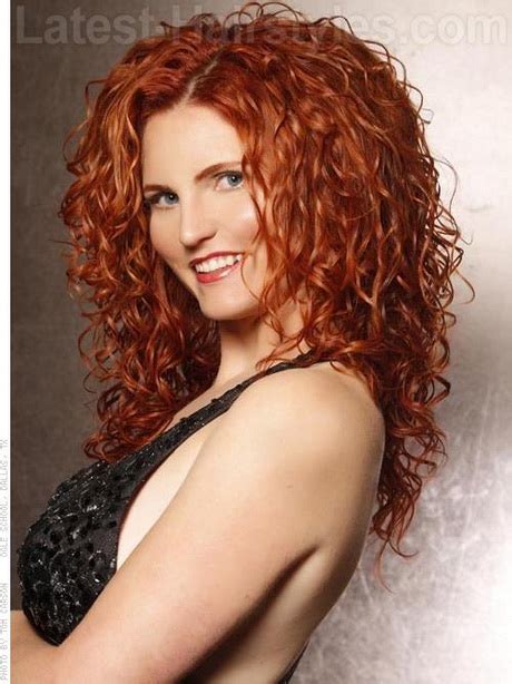 curly red hairstyles