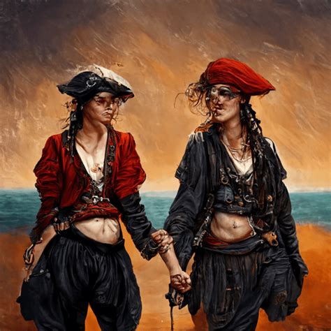 Ai Generated Art Of Lesbian Pirates R Actuallesbians