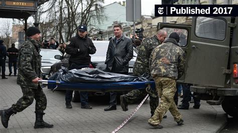 Russian Agent Killed Lawmaker In Kiev Ukraine Officials Say The New York Times