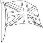 Doppelseitig bedruckt doppelt umnäht 2 messingösen zum aufhängen als hissflagge bei 30 grad waschbar bügeln bei. Englische Flagge Zum Ausmalen