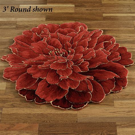 Neena Bloom Flower Shaped Round Rugs Tapetes Pinterest Pintura En