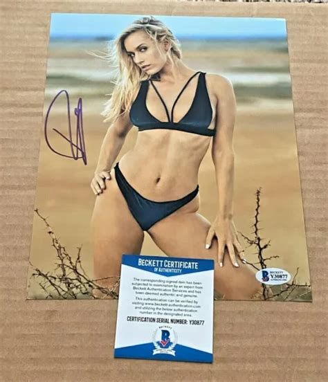 Paige Spiranac Signed Sexy X Lpga Photo Beckett Certified Hot Sex Picture