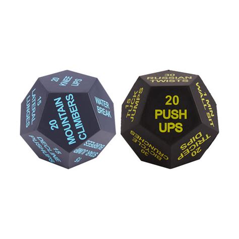 Every time it is your turn, you need to take some risk and try your luck in order to increase your score as quickly as possible. Workout Dice - Assorted | KmartNZ