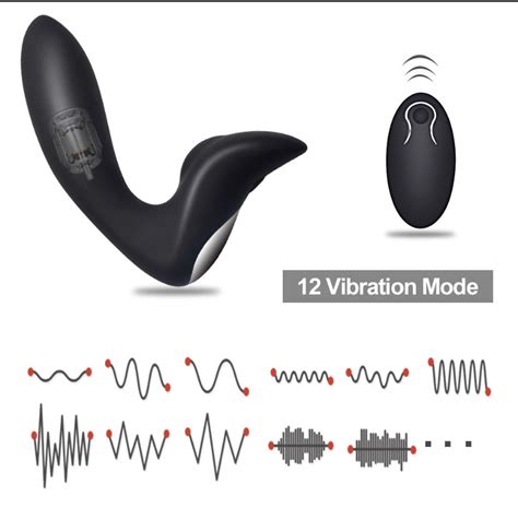 male prostate massager 360 rotating vibration with remote etsy