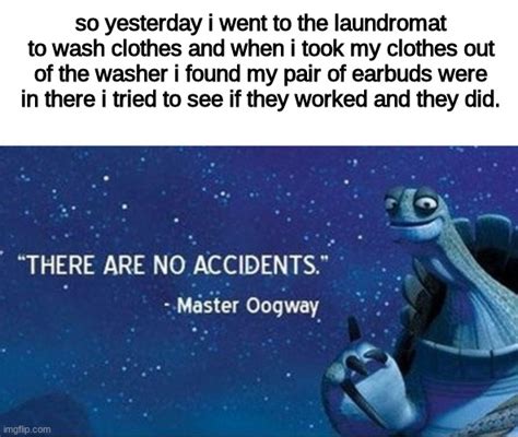There Are No Accidents Master Oogway Imgflip