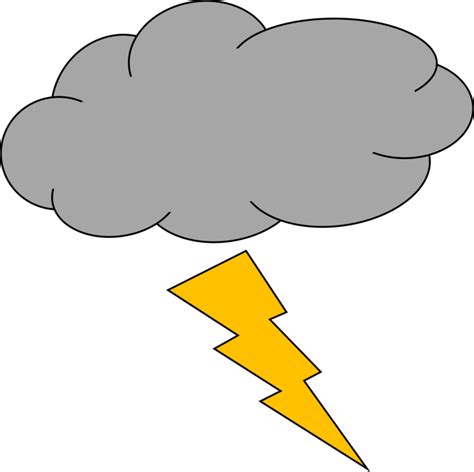 Lightning Thunderstorm Clipart 151044 At Graphics Factory Clip Art