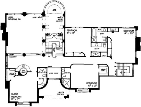 European Style House Plan 5 Beds 7 Baths 6628 Sqft Plan 72 209