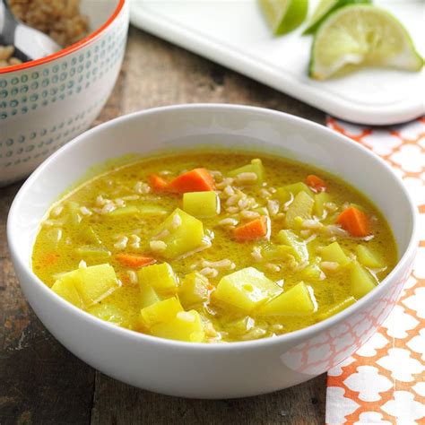 Coconut Curry Vegetable Soup Recipe How To Make It