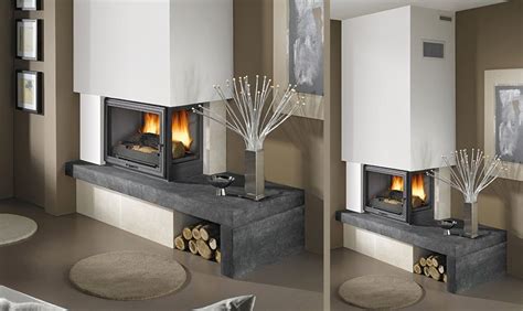 Cheminee D Angle : Cheminée électrique - NOOK - muenkel design