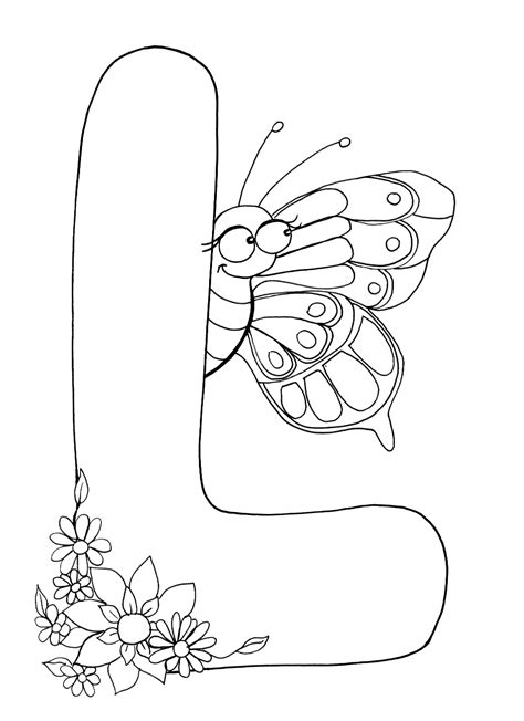 One in upper case, one in lower. Letter l coloring pages to download and print for free