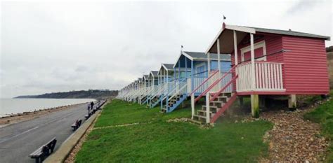 Beautiful Beach Huts Located Across The Road Turn Right Picture Of