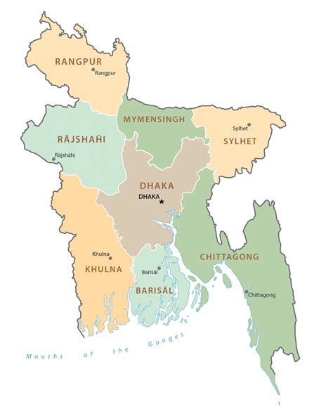 Bangladesh Map - GIS Geography png image