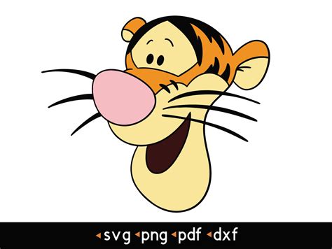 Buy Tigger 8 Svg Png Pdf Dxf Online In India Etsy