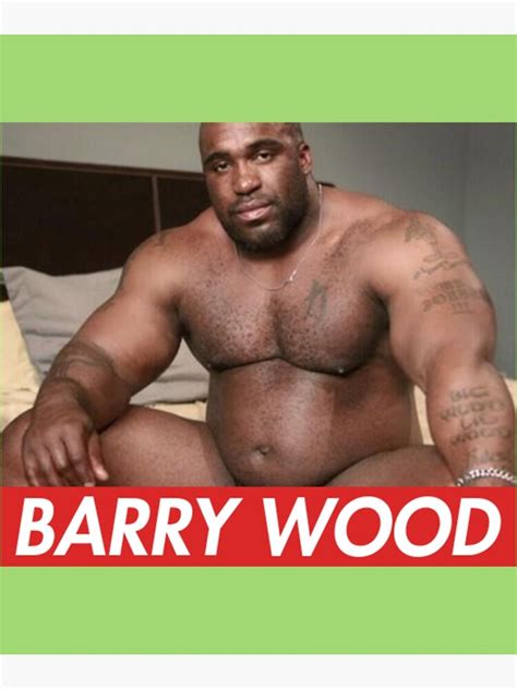 Big Dick Black Guy Meme Barry Wood Poster For Sale By Flookav Redbubble