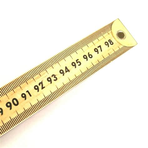 1 meter ruler 40 yard stick measure metal wooden school carpenter rule ebay