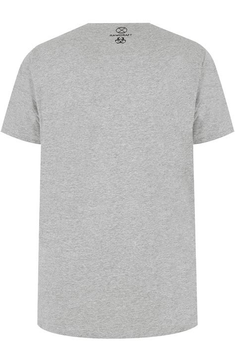 Made from the finest quality raw materials. RAWCRAFT Grey Pocket T-Shirt, Size 2XL to 6XL