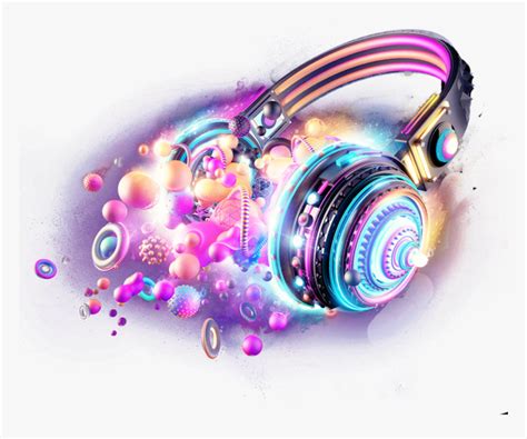 Mq Music Note Sounds Colorful Purple Light Disco