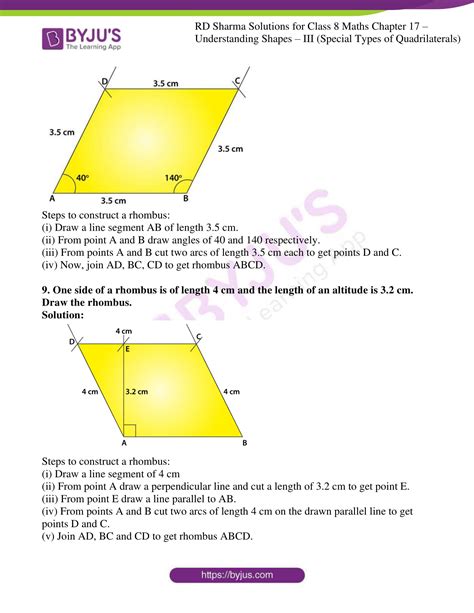 Rd Sharma Solutions For Class Chapter Understanding Shapes Iii