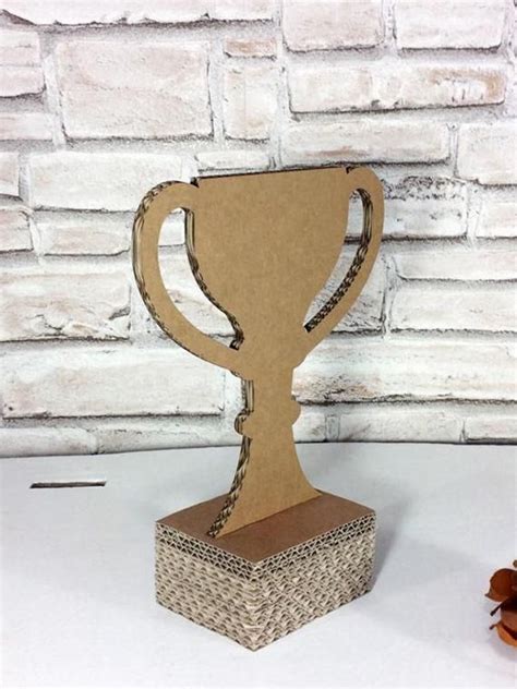 Cardboard Cup Trophy For Competitive Kids Games Cup Trophy Pet Eco