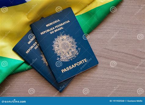 Brazilian Passport Written `mercosul Federative Republic Of Brazil