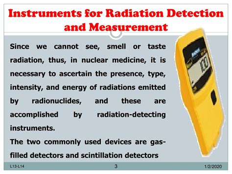 Ppt Instruments For Radiation Detection And Measurement Powerpoint