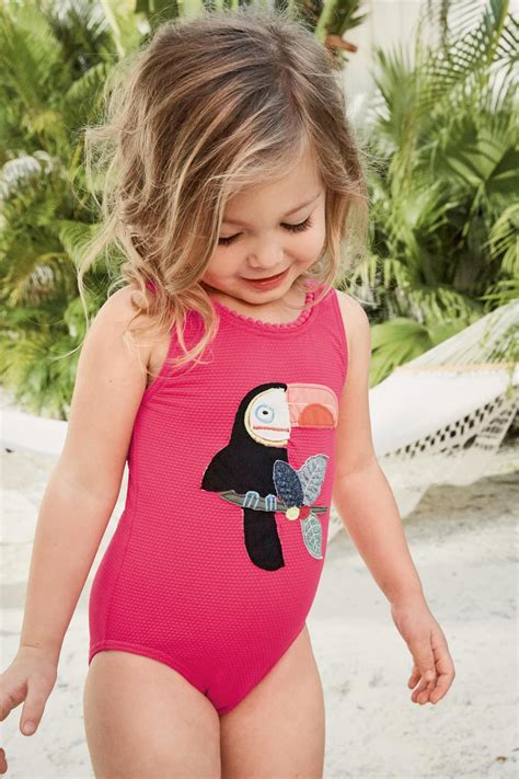 Buy Pink Toucan Swimsuit Mths Yrs From The Next Uk Online Shop Kinder Zwemkleding Meisjes