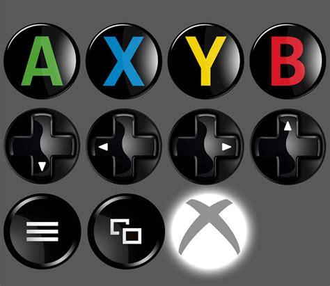 Xbox Controller Button Icons