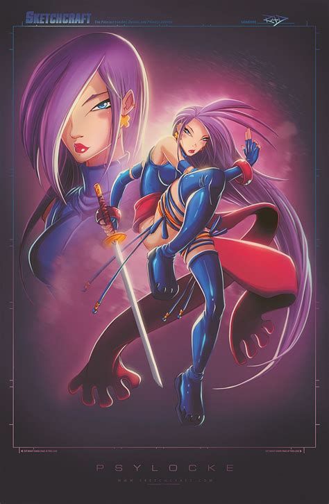 Psylocke S X Men By Robduenas Deviantart Com On Deviantart Marvel Comic Universe Marvel Art