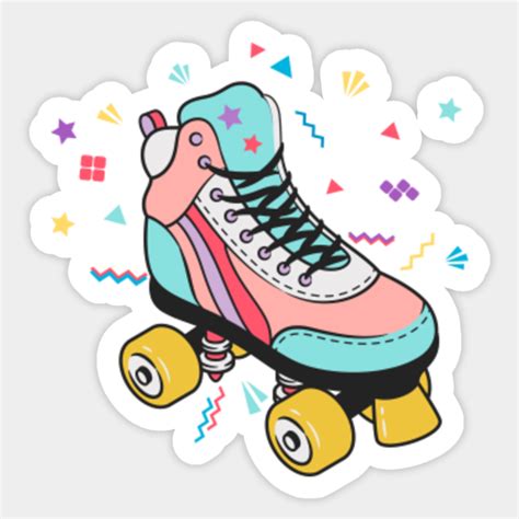 80s Nostalgia Roller Skates Poster Ubicaciondepersonascdmxgobmx