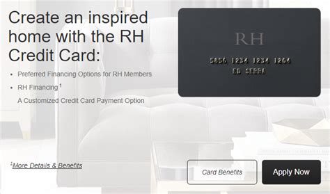 If you opt to pay the fee to become an rh member, you'll be able to finance products at no interest for 12 months, a if your credit is good enough, restoration hardware offers generous credit limits, so you can get all the furnishings you need for your home. WARNING Restoration Hardware Credit Card Review ...