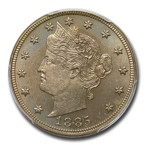 Buy 1885 Liberty Head V Nickel Pr 66 Pcgs Apmex