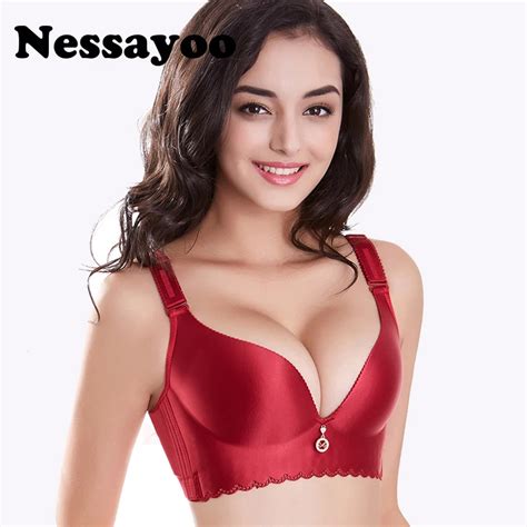 big size seamless bra glossy push up bras sexy lingerie wire free intimate 34 36 38 40 42 44 46