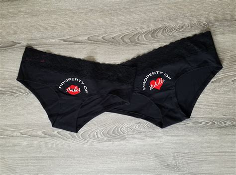 Lesbian Couple Panties Matching Underwear Property Of Etsy