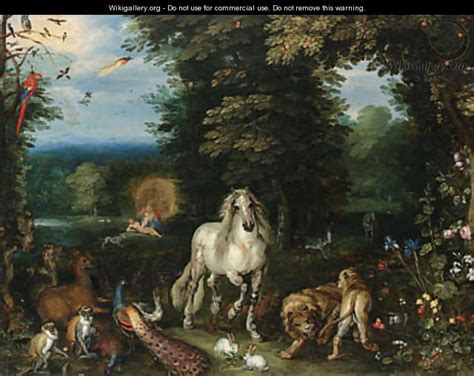 Animals And Birds In The Garden Of Eden The Creation Of