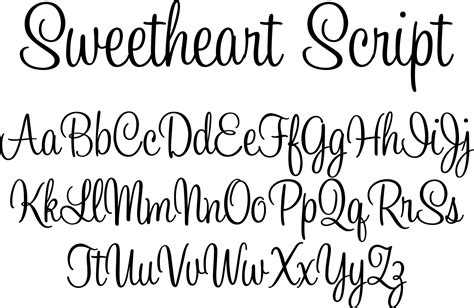 Sweetheart Script Font By Typadelic Font Bros Lettering Fonts