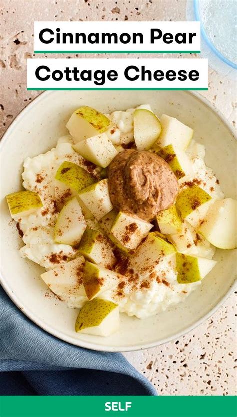 Cinnamon Pear Cottage Cheese Recipe Cottage Cheese Recipes Cottage