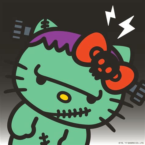 Hello Kitty Frankenstein Source Hellokittytwitter ©sanrio Hello