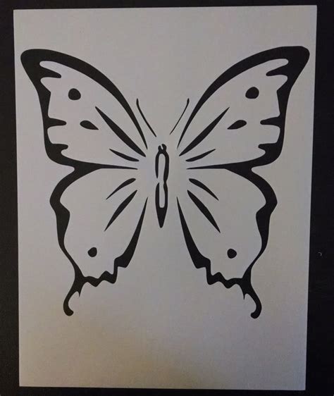 Butterfly Stencil My Custom Stencils