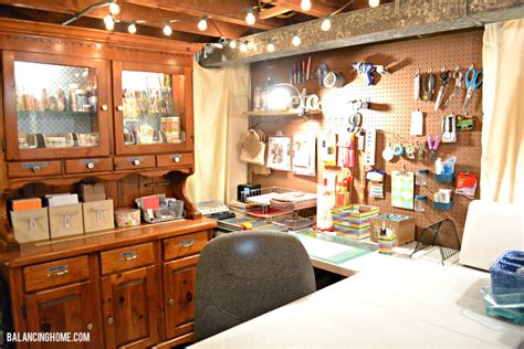 Also, it can be the second home office for you, or maybe you can make it as a first home office. Basement Organization: Craft Room, Work Room using # ...