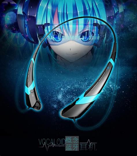 Aliexpress Hatsune Miku Headphones Professional Earphone Metal Heavy
