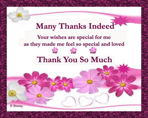 Special Thanks For Special Wishes Free Birthday Thank You Ecards 123