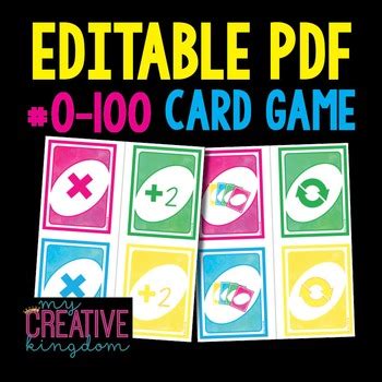 Maybe you would like to learn more about one of these? EDITABLE PDF Wild Card Game by Miss Mandy | Teachers Pay Teachers