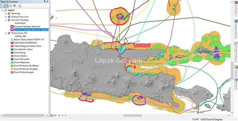 Shapefile SHP Peta RZWP3K Lengkap Seluruh Indonesia Lapak GIS